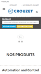 Mobile Screenshot of crouzet.fr