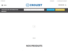 Tablet Screenshot of crouzet.fr